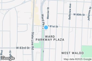 Map image of the property - 8109 Ward Pkwy