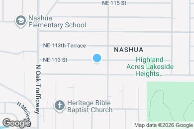 Map image of the property - 707 NE 113 St
