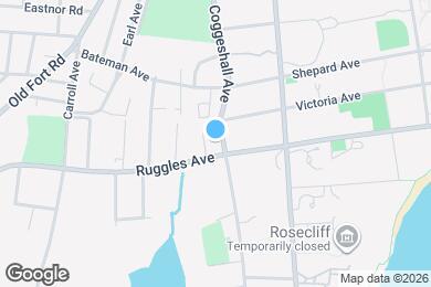 Map image of the property - 77 Coggeshall Ave