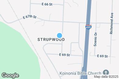 Map image of the property - 6828 Winchester Ave