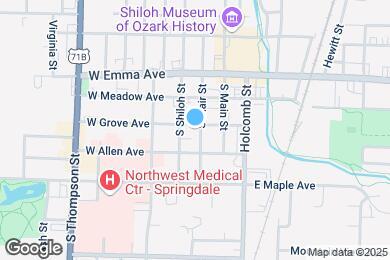 Map image of the property - 303 W Grove Ave