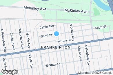 Map image of the property - 45 1/2 Rodgers Ave