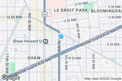 Map image of the property - 1815 6th St NW
