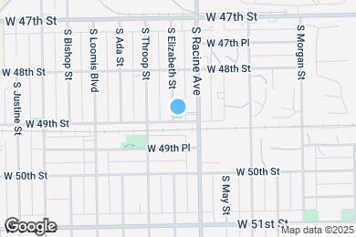 Map image of the property - 4859 S Elizabeth St