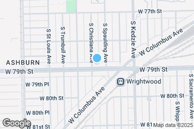 Map image of the property - 3316 W 79th St