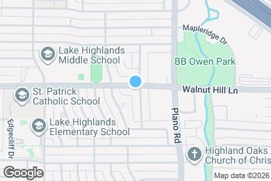 Map image of the property - 9655 Lanward Dr