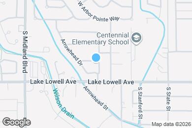 Map image of the property - 727 W Clark Ave