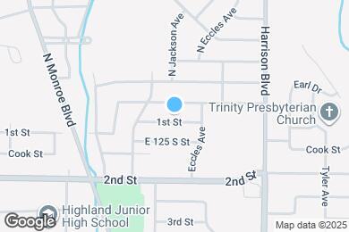 Map image of the property - 1024 1st St