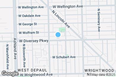 Map image of the property - 1326 W Diversey Pky
