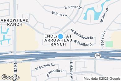 Map image of the property - 6332 W Pontiac Dr
