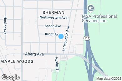 Map image of the property - 1914 Boyd Ave