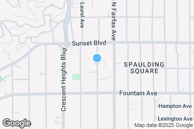 Map image of the property - 1427 N Hayworth Ave