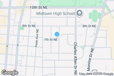 Map image of the property - 360 7th St NE