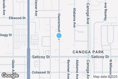 Map image of the property - 7713 Owensmouth Ave