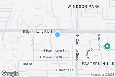Map image of the property - 8550 E Speedway Blvd
