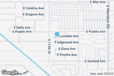 Map image of the property - 11235 E Escondido Ave