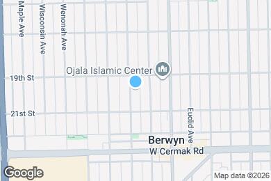 Map image of the property - 1915 Kenilworth Ave