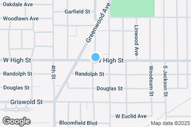 Map image of the property - 317 W High St