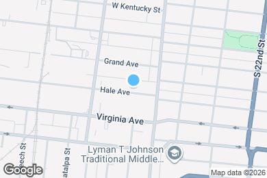 Map image of the property - 2635 Hale Ave