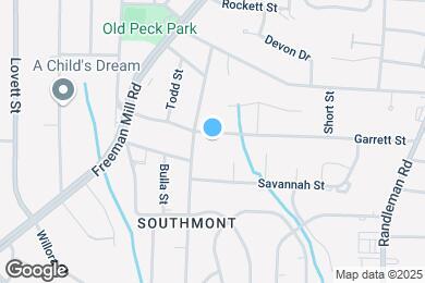 Map image of the property - 713 Garrett St