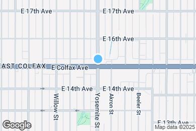 Map image of the property - 1425 N Yosemite St