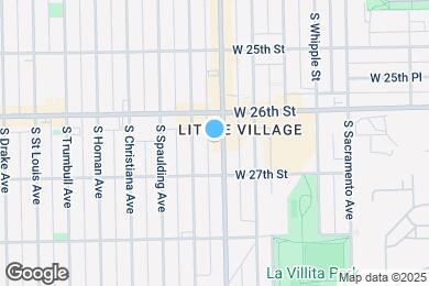 Map image of the property - 2628 S Kedzie Ave