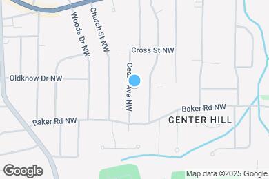 Map image of the property - 581 Cedar Ave NW