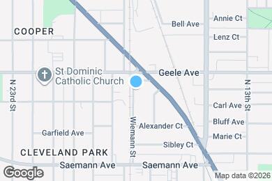 Map image of the property - 2115 Wiemann St