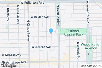 Map image of the property - 3229 W Palmer St