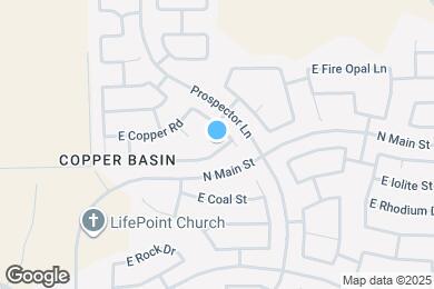 Map image of the property - 4258 E Tanzanite Ln