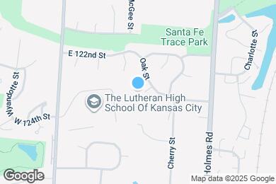 Map image of the property - 302 E 123rd Terrace