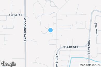 Map image of the property - 15416 74th Ave E