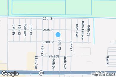 Map image of the property - 2225 86th Ct