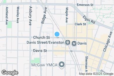 Map image of the property - 1322 Oak Ave