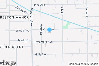 Map image of the property - 4820 Oak Ave