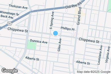 Map image of the property - 3718 Chippewa St