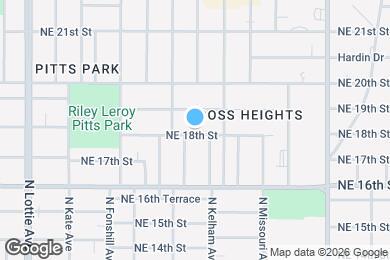 Map image of the property - 1621 NE 18th St