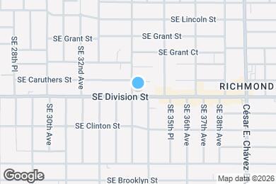 Map image of the property - 3417 SE Division St
