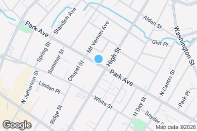 Map image of the property - 424 Park Ave