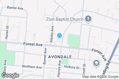 Map image of the property - 3545 Harvey Ave