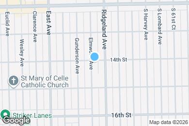 Map image of the property - 1401 Elmwood Ave