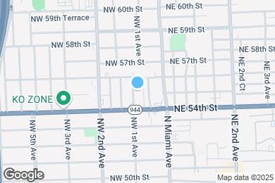 Map image of the property - 5511 NW 1st Ave