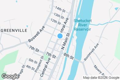 Map image of the property - 321 Central Ave