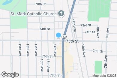 Map image of the property - 1312 75th St