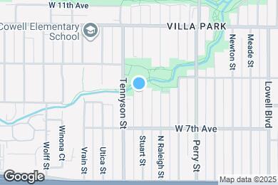 Map image of the property - 831 Stuart St