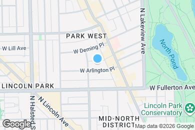 Map image of the property - 550 W Arlington