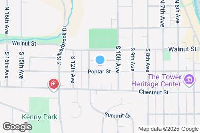Map image of the property - 1052 Poplar St