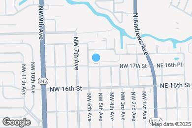 Map image of the property - 425 NW 17th St