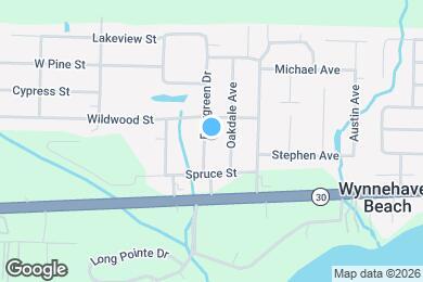 Map image of the property - 205 Evergreen Dr