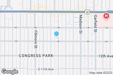 Map image of the property - 1327 Steele St